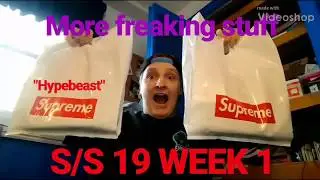 SUPREME SS19 UNBOXING!!