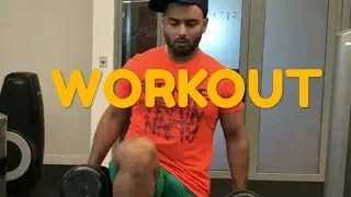 Rishabh Pant's workout video