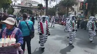 Desfile Civico Escolar por el 16 de Julio, Zona Sur Obrajes  - Las cebras cierra el desfile