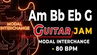 Am Bb Eb G Backing Track | 80 BPM | A Minor Jam Track | Pop Rock Guitar Practice