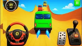 Crazy Bus Mega Ramp Impossible Racing - Bus Stunts Impossible Tracks - Android Gameplay 2025