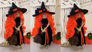 BAKIN İPTEN SEVİMLİ CADI BEBEK NASIL YAPILIR-TATLI CADI-HOW TO MAKE A WİTCH FAİRY DOLL