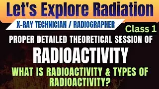 Theoretical session on Radioactivity for all competitive and subjective exams @Letsexploreradiation 