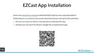 EZCast Beam V3 HD LED Projector Quick Start Guide