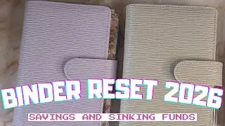 Binder Setup 2026| Savings Challenges | Sinking Funds 
