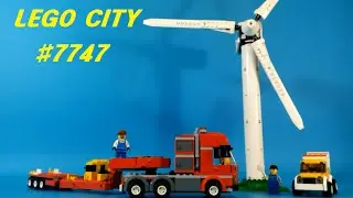LEGO City Wind Turbine Transport 7747 Build Review 레고시티 7747 풍력 터빈 수송차 조립 리뷰영상
