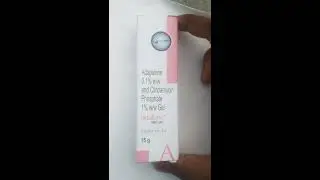 Adapalene nanogel for pimples