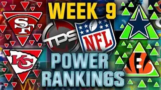 The Official NFL Week 9 Power Rankings 2023! (A New #1 and #32!) || TPS