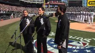 The Ponces sing the National Anthem