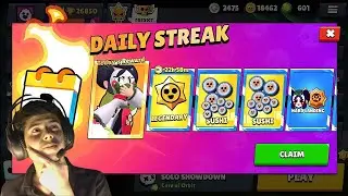 Brawl Stars/Brawl Stars Gameplay/Brawl Stars Free Candy/Claim Daily Streak Reward And Open Legendary