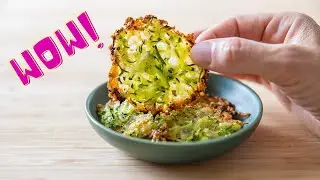 Zucchini Cheese Crisps
