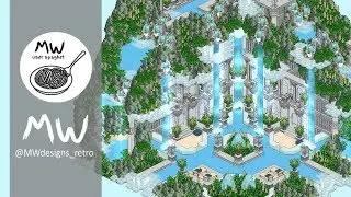 HABBO SpeedBuild &bull; Mount Olympus Lagoon &bull; MW Design