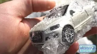Cars For Kids Getting Frozen and Unfrozen | Lamborghini Audi Golf Range Rover