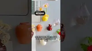 8 Pcs 3D Printed Floral Vase Magnets 🌿 Modern Fridge & Cabinet Decoration&rdquo; #meeshofinds2025❤️