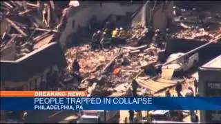 13 injured, 6 dead after 4-story building collapses in Philadelphia