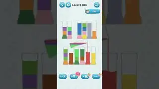 water sort puzzle game level 1186 Numpuz android ios games funny gaming all level mobile game