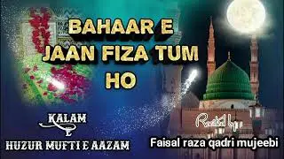 KALAM E HUZUR MUFTI E AAZAM E HIND RZ.|| RECITED BY FAISAL RAZA QADRI MUJEEBI 