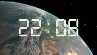 Deep Focus Study for ADHD 🌍Sleep & Calm 4K Space View of Earth with Brown Noise