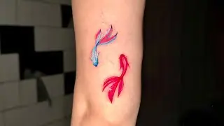 Koi Fish | Pisces Zodiac Signs Tattoo Design