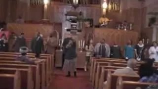 Bishop W.B.Hanna,, P.D.C. choir singing
