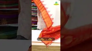 Gingham Saree with Gadwal Temple Border | Unique Fusion Saree Look 2025 | Gadwal Weavers Society |