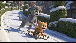 Snowy Paws' First Magic! ❄️🐾 A Kitten Wonder Song