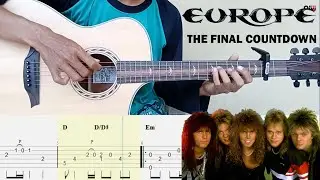 (Europe) The Final Countdown - Fingerstyle Cover + TAB