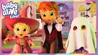LIVE! The Babies And Charlie's Spooky Season 🎃 BRAND NEW Halloween Episode 🔴 Baby Alive Season 4