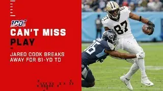 Jared Cook Breaks Away for 61-Yd TD!