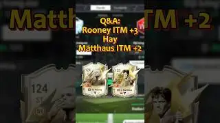 Q&A: Lựa chọn Rooney ITM +3 hay Matthaus ITM +2  #gaming #fconline #binhbe #shorts