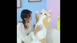 Симпатичная мягкая длинная подушка в виде кошки\Cute Soft Long Cat