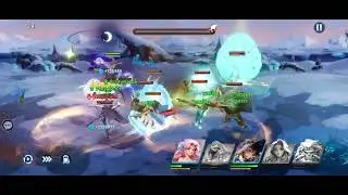 Summoners Kingdom Goddess: Stage 39-15 with SP Wukong. Wrecked by Enemy Raph+Isis+Mulan