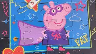 Peppa Pig Superhero jigsaw puzzle for children
