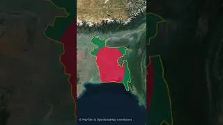 BANGLADESH MAP ANIMATION WITH CAPITAL IN AFTER EFFECTS #shorts