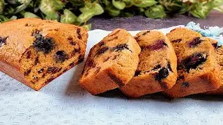 Лучший торт, который вы когда-либо пробовали! Вкусный торт с миндальной мукой и черникой!