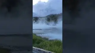 Oyunuma hot spring pond, Noboribetsu (Hokkaido, Japan)
