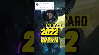 🔥 Alucard 2022 Best Build and Emblem Setup - Jungler Tips #shorts #mobilelegends