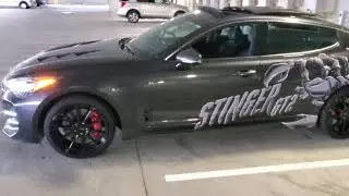 2019 Kia Stinger GT2 with New Seibon Carbon Fiber Hood and Duckbill Spoiler