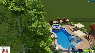 Stunning pool, spa and pergola to enjoy the best views