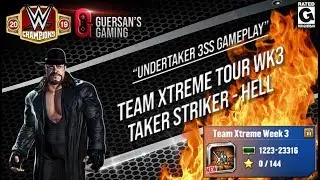 Undertaker 3SS Gameplay 😈 / Team Xtreme Undertaker Tour - Hell - WWE Champions