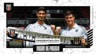 PRESENTACI&Oacute;N de Tomas Bourdal y Dani Vicente | Temporada 23/24 | AD M&eacute;rida