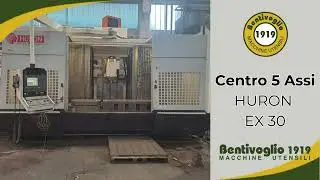 FRESATRICE A MONTANTE MOBILE 5 ASSI HURON EX30 - usato - BENTIVOGLIO 1919 - Torbole Casaglia