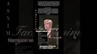 Namjoon waivers post🥰🥰