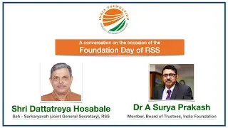 A Conversation on the Foundation Day of RSS - IF Chats with Shri Dattatreya Hosabale