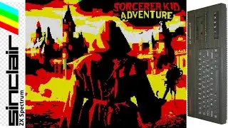 Sorcerer Kid Adventure ZX Spectrum Longplay Playthrough 2024