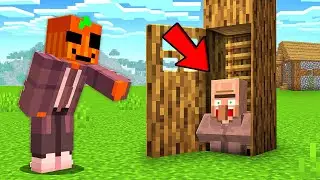 Encontré Las Bases Secretas de Aldeanos en Minecraft!