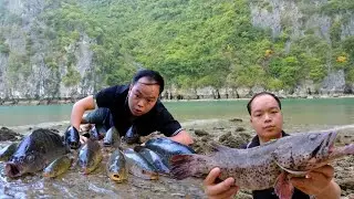 Primitive Sea Survival Skills | Ancient Fishing Methods Alone on the Open Ocean