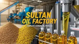 Inside the Sultan Oil Factory: From Tiny Seeds to Pure Cooking Oil (Full Process)