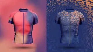 Design Cycling Jerseys for Sublimation 🚴✨ | Timelapse + Free Vector