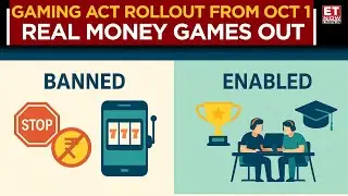 New Gaming Act Rules From Oct 1 | Real Money Games Banned, E-Sports Promoted & More | Business News